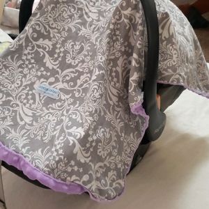 Car seat canopy for winter